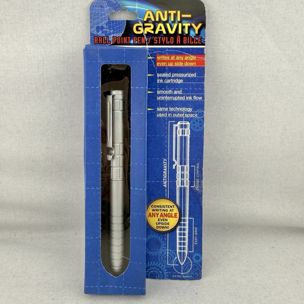 Anti-Gravity Ballpoint Ball Point Pen Writes Upside Down Black Ink Astronaut Pen